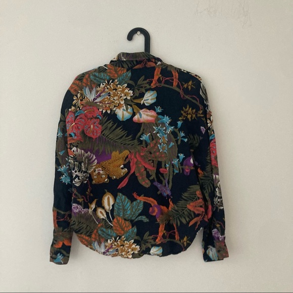 70’s print inspired blouse - Picture 5 of 5